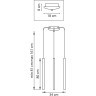 Люстра подвесная Tubo Lightstar L3T747443