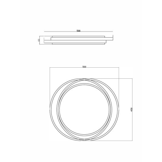 Потолочный белый светодиодный светильник управляемый пультом (без пам настроек) 98Вт 8300лм 3000-6000К Freya Lisoa FR10031CL-L98W