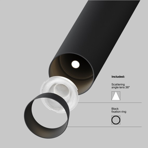 TR141-2-6W3K-M-W Трековый магнитный светодиодный светильник Maytoni Exility CRI90+ 3000К 280Лм 36° 6Вт