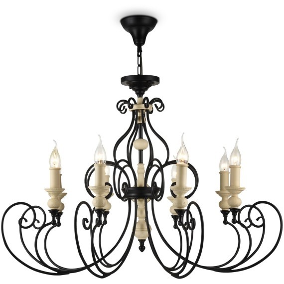 Люстра потолочная Maytoni H631-PL-08-B Karina под лампы 8xE14 60W