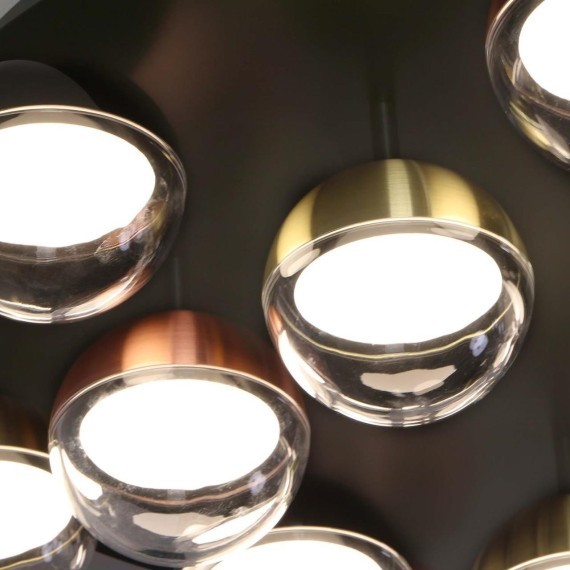 4371-12C, потолочная люстра, D650xH205, LEDx65W, 4550LM, 4000K, included