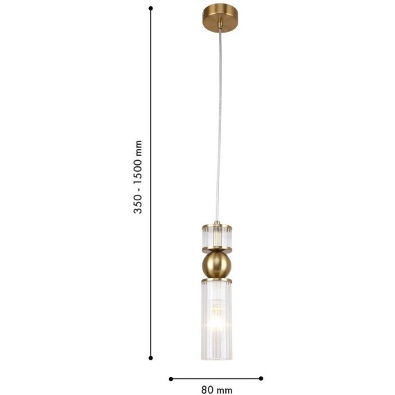 Подвес 1xE14x40W Favourite 4737-1P Vanilla