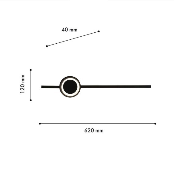 Настенный светильник Longus 4163-1W