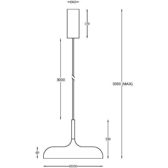 Подвесной светильник Maytoni MOD189PL-L12B3K1