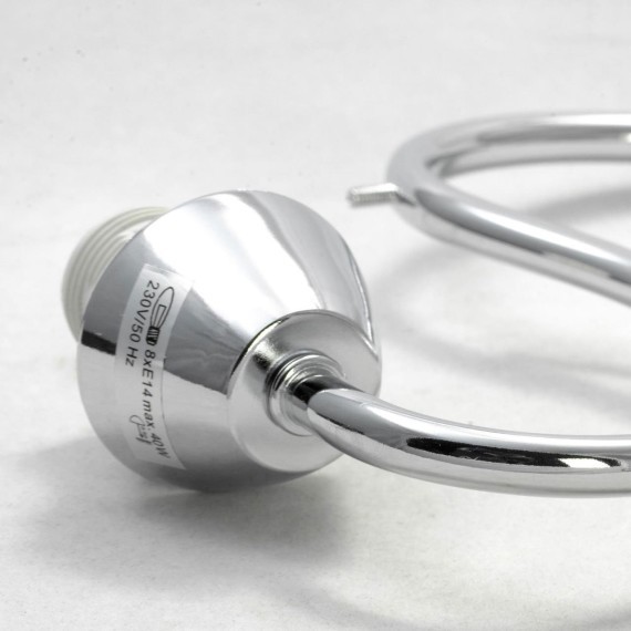 Люстра потолочная Lussole LSP-8085 COCHISE IP21 под лампы 8xE14 320W