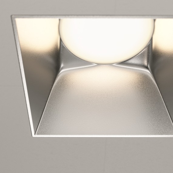 Встраиваемый светильник Maytoni DL051-01-GU10-SQ-WS Share под лампу 1xGU10 20W