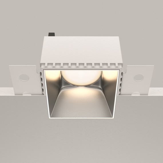 Встраиваемый светильник Maytoni DL051-01-GU10-SQ-WS Share под лампу 1xGU10 20W