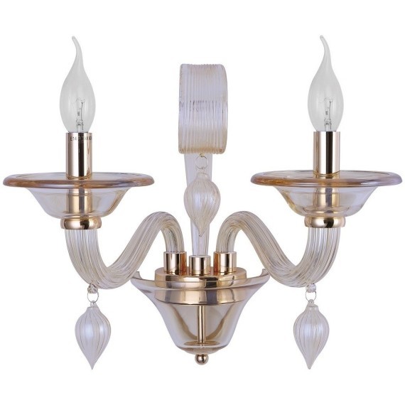 Бра Crystal Lux CAETANO AP2 AMBER