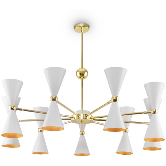 Люстра на штанге Maytoni MOD108PL-18WG Vesper под лампы E14 40W