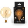 158802008 Лампа Gauss Filament G125 6W 360lm 2400К Е27 golden flexible LED 1/20