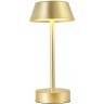 Аккумуляторная настольная лампа Crystal Lux SANTA LG1 GOLD