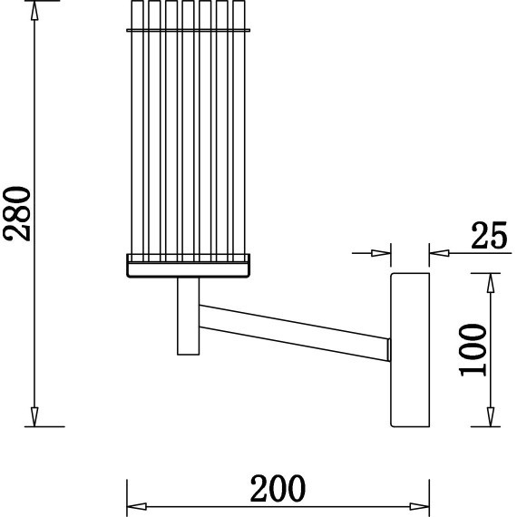 Бра Freya FR5036WL-01N Manisa под лампу 1xE14 60W