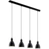 49466 Подвес PRIDDY, 4х60W (E27), L975, H1100, сталь, черный