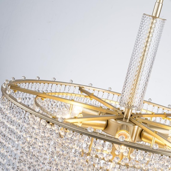 4762-7P, подвесная люстра, D550xH550/850, 7xE14x40W, excluded