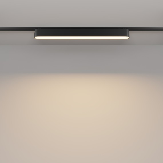 TR080-1-18W3K-B Трековый магнитный светодиодный светильник Maytoni Radity 48V CRI90+ 3000К 900Лм 120° 16Вт