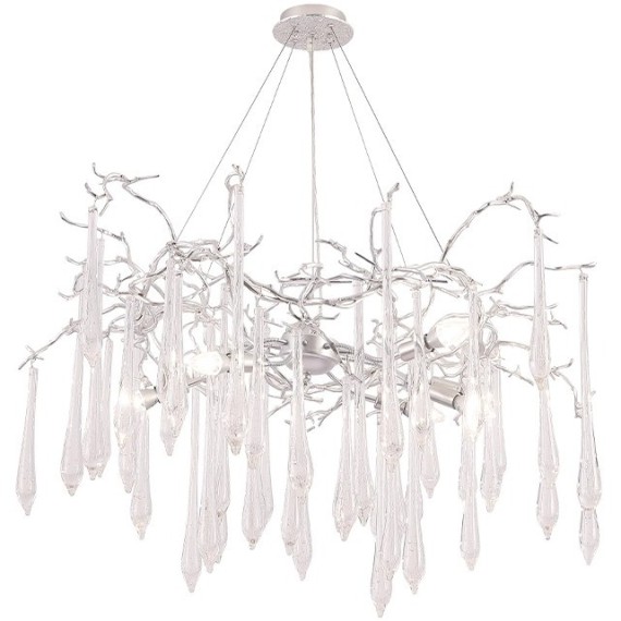 Люстра Crystal Lux REINA SP8 D1000 SILVER PATINA