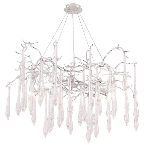 Люстра Crystal Lux REINA SP8 D1000 SILVER PATINA