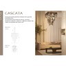 Подвесная люстра с дымчатым хрусталем, 22 лампы Е14, Divinare CASCATA 7665/17 SP-18