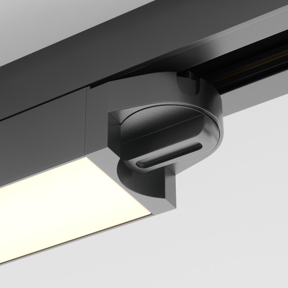 Однофазный двужильный светодиодный трековый светильник Maytoni Unity TR000-1-24W3K-B Basis 3000К 1900Лм CRI90+ 110° 24Вт