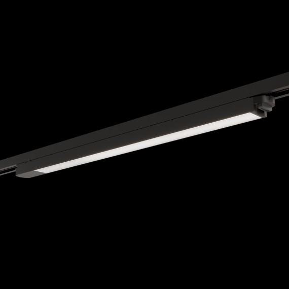 Однофазный двужильный светодиодный трековый светильник Maytoni Unity TR000-1-24W3K-B Basis 3000К 1900Лм CRI90+ 110° 24Вт
