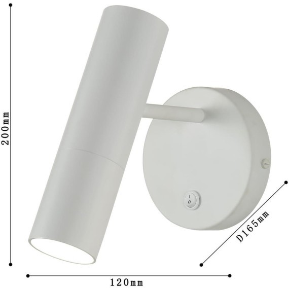 Спот Tube 2108-1W