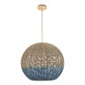 SL1514.633.01 Светильник подвесной ST-Luce Древесный/Бежевый,Синий E27 1*7W VIMINI