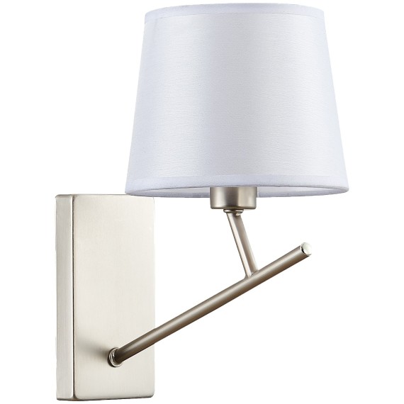 SLE300101-01 Светильник настенный Никель/Белый E14 1*40W DENICE