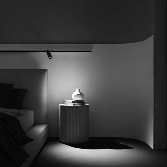 TR032-2-12W4K-M-BBS Трековый магнитный светодиодный светильник Maytoni Exility CRI90+ 4000К 1028Лм 36° 12Вт