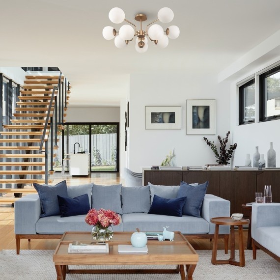 Люстра потолочная Maytoni MOD221PL-10G Erich под лампы 10xE14 40W