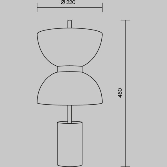 Настольный светильник Maytoni MOD178TL-L11GR3K