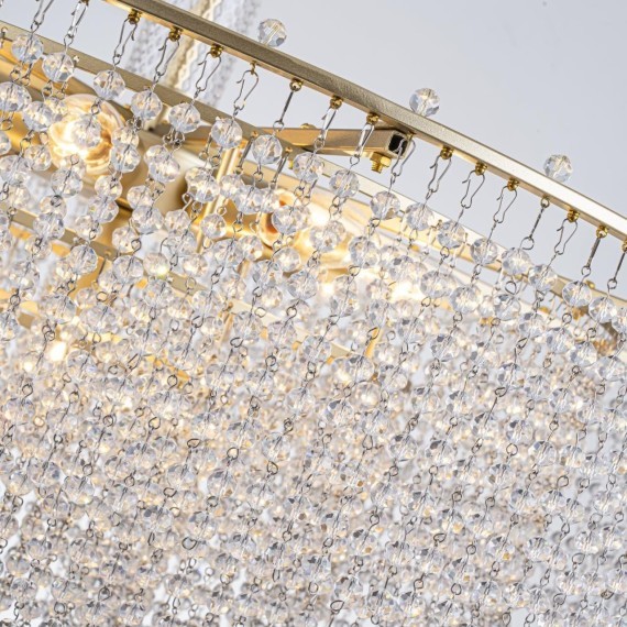 4762-9P, подвесная люстра, D700xH550/850, 9xE14x40W, excluded