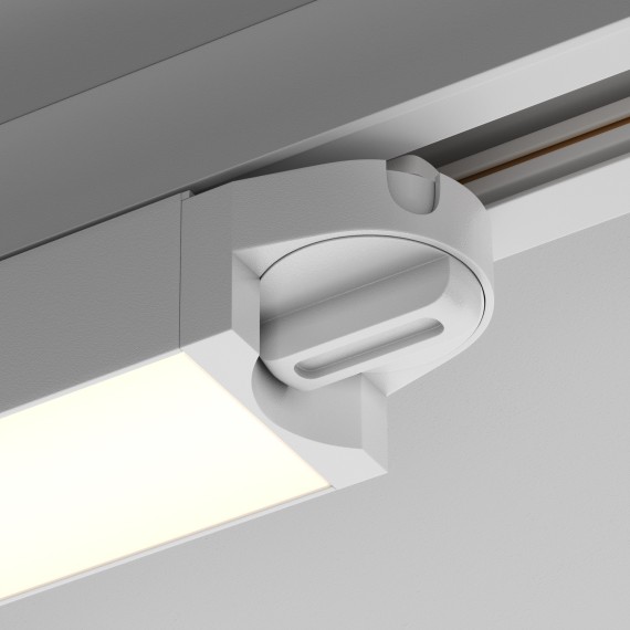 Однофазный двужильный светодиодный трековый светильник Maytoni Unity TR000-1-24W3K-W Basis 3000К 1900Лм CRI90+ 110° 24Вт