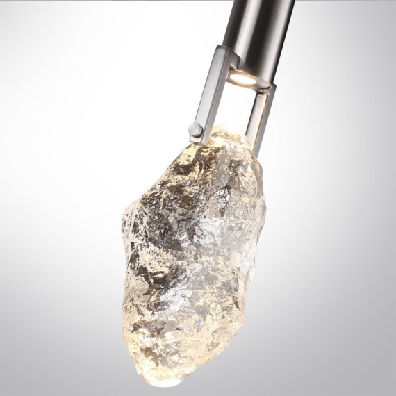 6696/5WL MIDCENT ODL24 Настенный светильник матовый никель/металл/стекло IP20 LED 5W 200Лм 3000K LIA