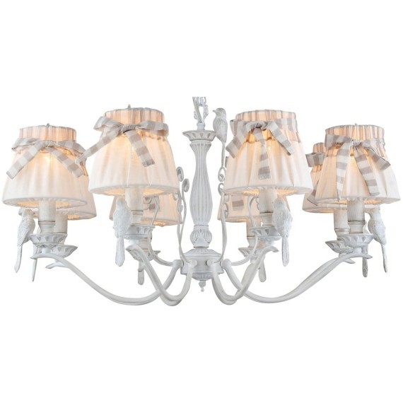 Люстра подвесная Maytoni ARM013-08-W Bird под лампы 8xE14 40W