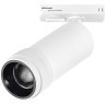 ST385.546.20 Св-к трек. Zoom Белый LED 1*20W 4000K 1 800Lm Ra 10-55° IP20 D65xH145 220V Однофазная трековая система