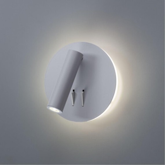 Спот светодиодный для чтения с выключателем Electra A8232AP-1WH