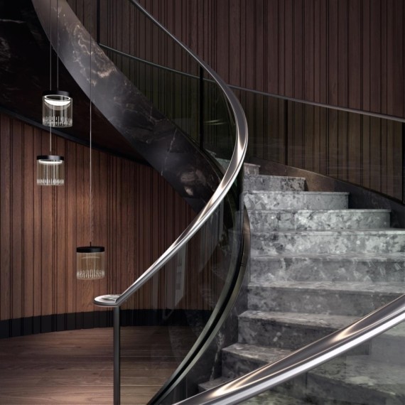 Подвесной светильник цилиндр Novotech 359008 Aura светодиодный LED 18W