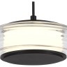 SL6239.403.01 Светильник подвесной ST-Luce черный/прозрачный LED 1*7W 3000K FRITTELA