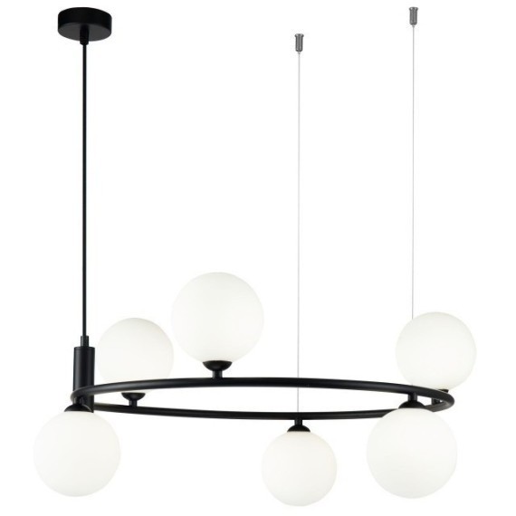 Подвесной светильник кольцом Maytoni MOD013PL-06B RING под лампы 6xG9 25W