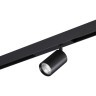 359965 Черный трековый светильник под сменную лампу GU10 макс 50W Novotech VECTOR