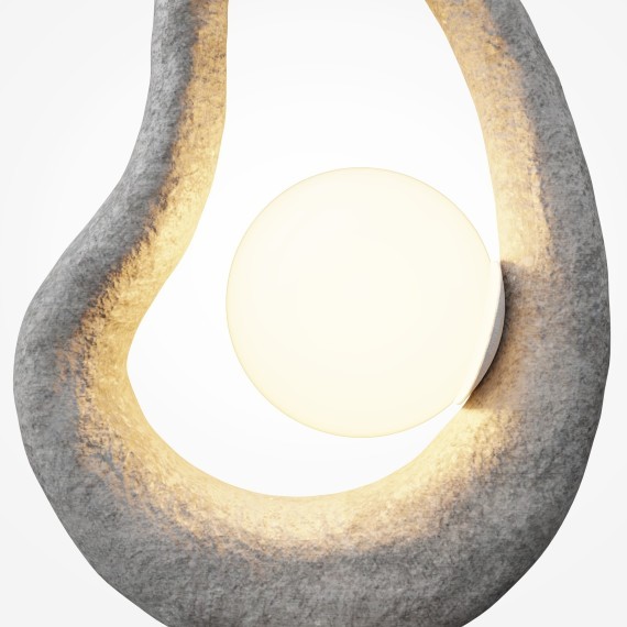 Настольная лампа с основанием под камень с лампой G9 Maytoni Opus MOD380TL-01GR