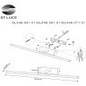 SL446.011.01 Подсветка для картин ST-Luce Хром/Белый LED 1*8W 4000K Настенные светильники