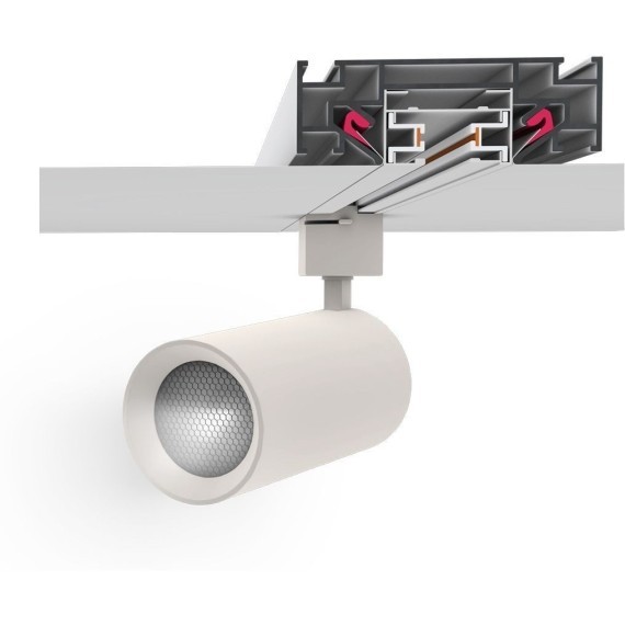 ST001.129.00 Профиль 2м для монтажа однофазного шинопровода в гарпунный натяжной потолок