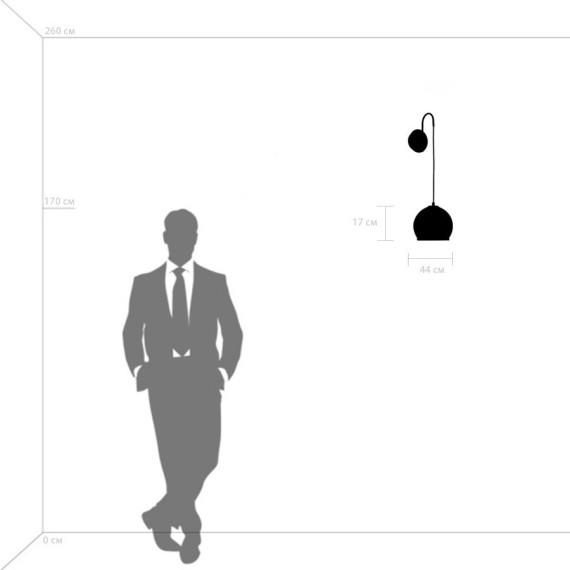 Бра Lightstar 729611 Sferico под лампу 1xE27 40W