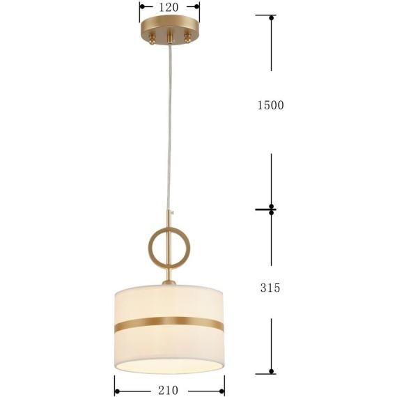 Подвесной светильник Mateo 2634-1P