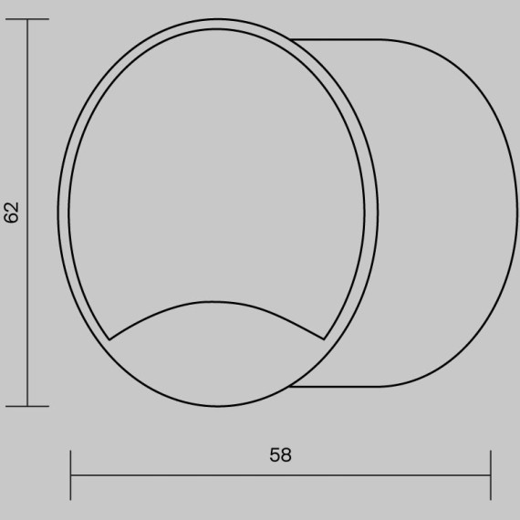 Уличный встраиваемый светильник в стены для подсветки лестниц Outdoor O035-L3B3K