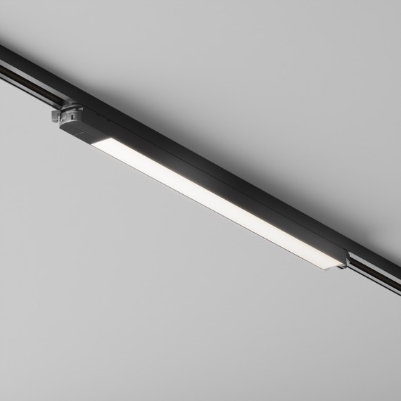 Однофазный двужильный светодиодный трековый светильник Maytoni Unity TR000-1-24W4K-B Basis 4000К 1900Лм CRI90+ 110° 24Вт