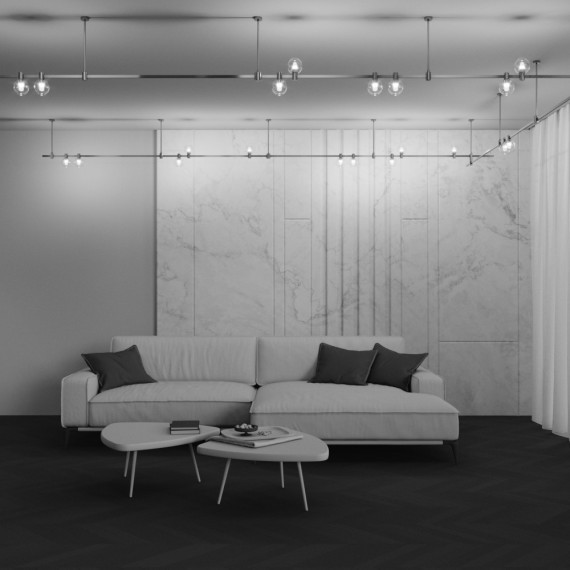 Магнитный трековый светильник Maytoni Flarity TR148-1-3W3K-BS 3000K 80лм 3Вт