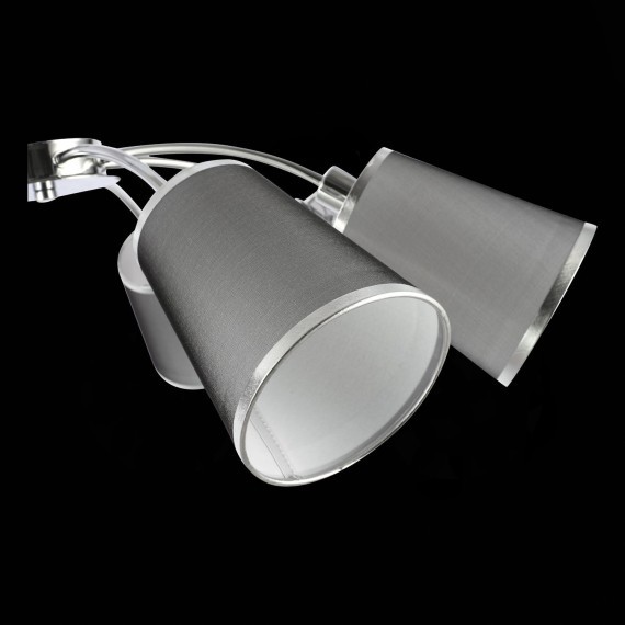 SLE103002-08 Светильник потолочный Хром/Черный E14 8*40W MALEONTE