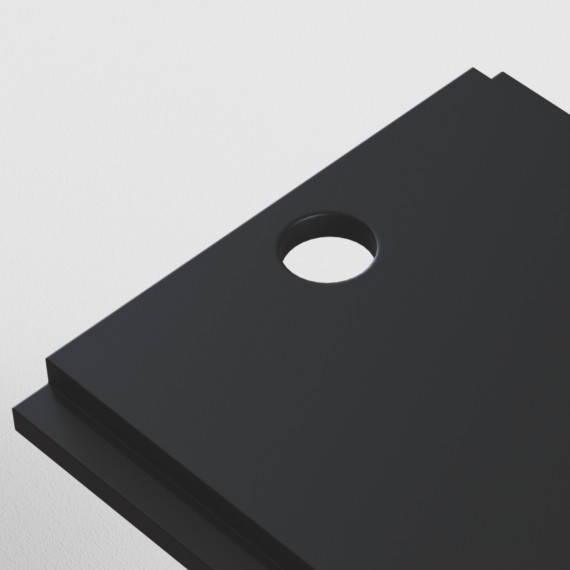 Пластина для крепления троса (арт TRA004SW-21S) на накладном шинопроводе Maytoni Gravity TRA004HP-21B